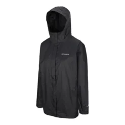 Columbia Women's Plus Size Arcadia II Hooded Rain Jacket, Waterproof, Breathable, Packable