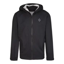 Black Diamond Men's Stormline Stretch 2.5L Hooded Rain Jacket, Waterproof, Windbreaker, Shell -Skiing Gear Sale FGL 332461244 01 c