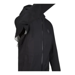 Black Diamond Men's Stormline Stretch 2.5L Hooded Rain Jacket, Waterproof, Windbreaker, Shell -Skiing Gear Sale FGL 332461244 01 d