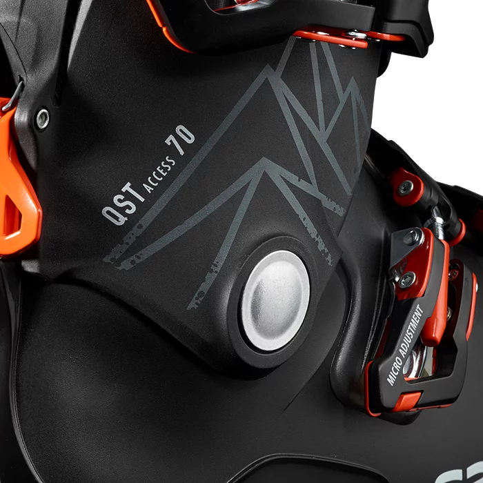 Salomon QST Access 70 Men's Ski Boots 2019/20 - Black/Orange 3 Salomon QST Access 70 Men's Ski Boots 2019/20 - Black/Orange - Image 3