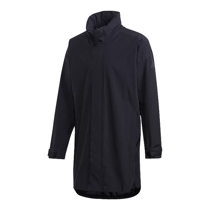 Adidas Men's Urban RAIN.RDY 2L Hooded Rain Parka, Waterproof, Long, Shell 6 Adidas Men's Urban RAIN.RDY 2L Hooded Rain Parka, Waterproof, Long, Shell - Image 6