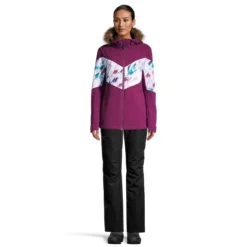 Ripzone Women's Couloir Winter Ski Jacket, Insulated, Hooded, Waterproof -Skiing Gear Sale FGL 333124218 51 c