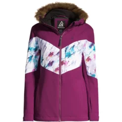 Ripzone Women's Couloir Winter Ski Jacket, Insulated, Hooded, Waterproof -Skiing Gear Sale FGL 333124218 51 d 7602J039