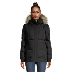 Woods Women's Worthington Bomber Winter Jacket, Long, Insulated, Hooded, Waterproof