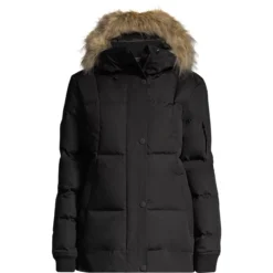 Woods Women's Worthington Bomber Winter Jacket, Long, Insulated, Hooded, Waterproof -Skiing Gear Sale FGL 333126912 01 d 7602G029