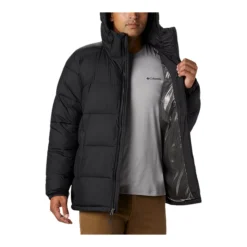 Columbia Men's Pike Lake Puffer Winter Jacket, Short, Insulated Synthetic, Hooded -Skiing Gear Sale FGL 333253093 01 d Columbia Mens Pike Lake Hooded Jacket 1738031 010