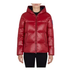 Save The Duck Women's Luck Animal Free Printed Puffer Jacket