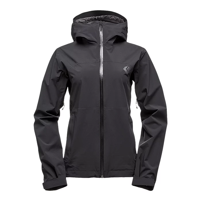 Black Diamond Women's Stormline Stretch Shell Rain Jacket 1 Black Diamond Women's Stormline Stretch Shell Rain Jacket