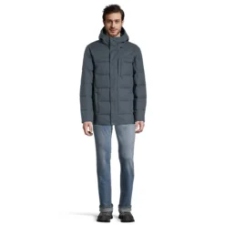 Woods Men's Lipsett Baffled Winter Jacket, Long, Insulated Down, Hooded, Water Resistant -Skiing Gear Sale FGL 333442895 41 c 7601G027