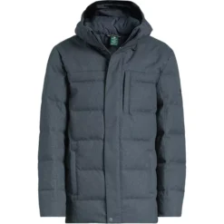 Woods Men's Lipsett Baffled Winter Jacket, Long, Insulated Down, Hooded, Water Resistant -Skiing Gear Sale FGL 333442895 41 d 7601G027