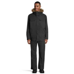 Ripzone Men's Sparwood Winter Ski Jacket, Long, Insulated Synthetic, Hooded, Waterproof -Skiing Gear Sale FGL 333443115 01 c