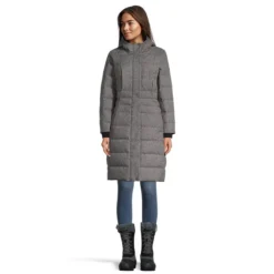 Woods Women's Lipsett Baffled Winter Jacket, Long, Insulated Down, Hooded, Water Resistant -Skiing Gear Sale FGL 333443249 04 c 7602G030 A