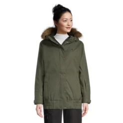 Ripzone Women's Lyton Winter Ski Jacket, Insulated, Hooded, Waterproof