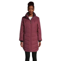 Ripzone Women's Whitehorn Insulated Winter Jacket, Long, Insulated Synthetic, Hooded