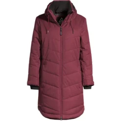 Ripzone Women's Whitehorn Insulated Winter Jacket, Long, Insulated Synthetic, Hooded -Skiing Gear Sale FGL 333443804 04 d 7602J073 Z