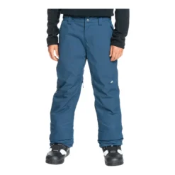 Quiksilver Kids' Estate Snow Pants, Boys', Winter, Ski, Waterproof, Insulated