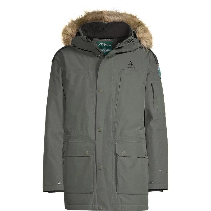 Woods Men's Avens Down Parka Jacket 4 Woods Men's Avens Down Parka Jacket - Image 4