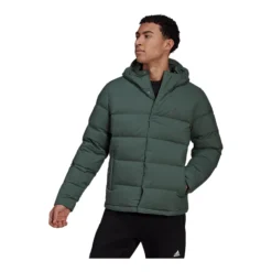 Adidas Men's Helionic Down Hooded Jacket