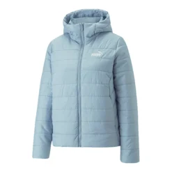 Puma Womens Essentials Hooded Padded Jacket