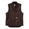 Carhartt Men's Washed Duck Insulated Rib Collar Vest