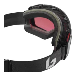 Bolle Supreme OTG Ski & Snowboard Goggles 2023 Black Corp Matte With Vermillon Gun Lens -Skiing Gear Sale FGL 333903295 01 c