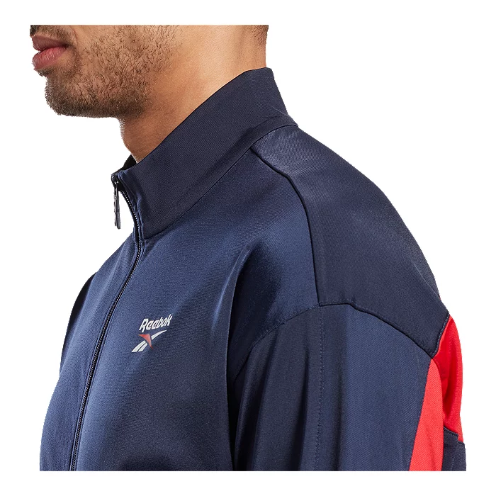 Reebok Men's ID Vector Knit Track Jacket 3 Reebok Men's ID Vector Knit Track Jacket - Image 3