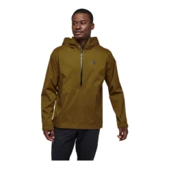 Black Diamond Men's Stormline Anorak Rain Shell Jacket