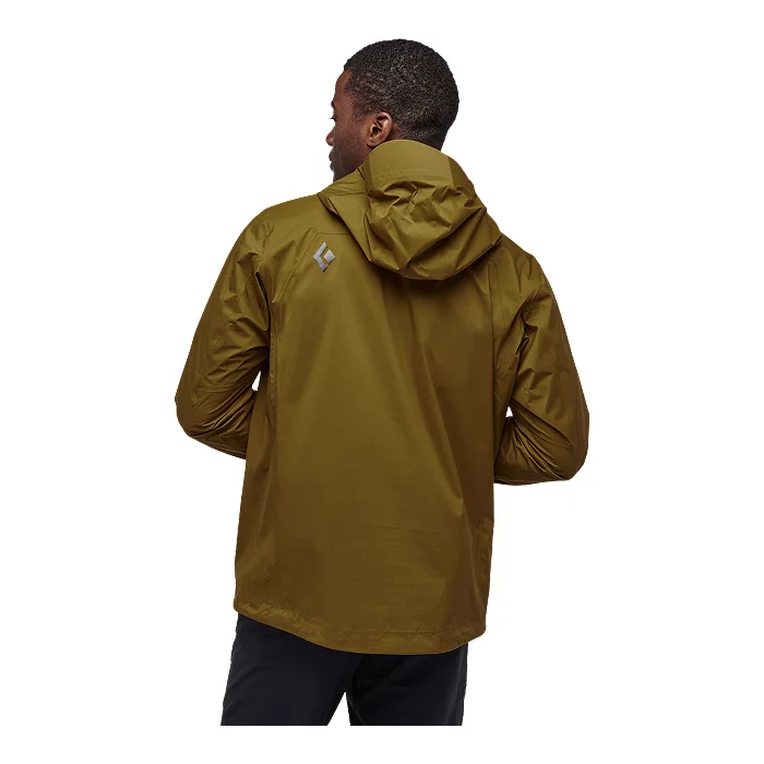 Black Diamond Men's Stormline Anorak Rain Shell Jacket 2 Black Diamond Men's Stormline Anorak Rain Shell Jacket - Image 2
