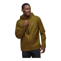 Black Diamond Men's Stormline Anorak Rain Shell Jacket 8 Black Diamond Men's Stormline Anorak Rain Shell Jacket -Skiing Gear Sale FGL 334028731 20 c Black Diamond Mens Stormline Anorak Rain Shell Jacket 745026 DRKCURRY