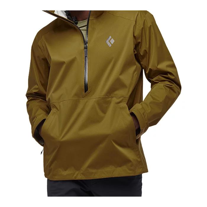 Black Diamond Men's Stormline Anorak Rain Shell Jacket 6 Black Diamond Men's Stormline Anorak Rain Shell Jacket - Image 6