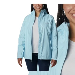 Columbia Women's Arcadia II Hooded Rain Jacket, Waterproof, Breathable, Packable, Shell -Skiing Gear Sale FGL 334040374 45 d Columbia Womens Arcadia II 2L Shell Jacket 1534111491