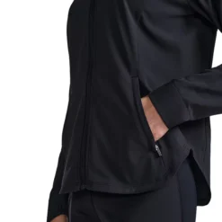 2XU Women's Aero Jacket -Skiing Gear Sale FGL 334089260 01 f 2XU Womens Aero Jacket WR6859aBLK SRF